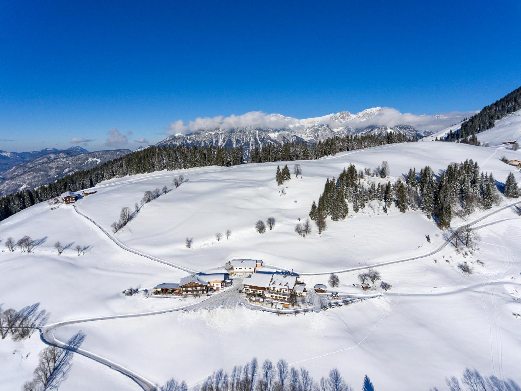 Hotel Alpengasthof Gruberhof Söll Exterior foto